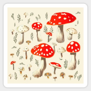 Mushrooms Sticker